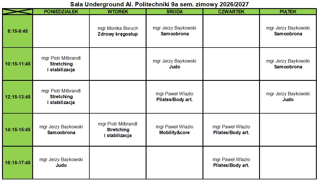 Sala Underground zima 26_27