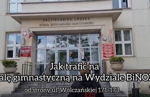 sala na Wydziale BINOŻ PŁ